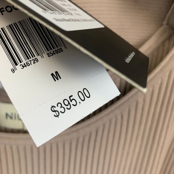 NWT NICHOLAS Alixia Knit Mixed Rib Long Sleeve Dress Size M - Picture 9 of 11